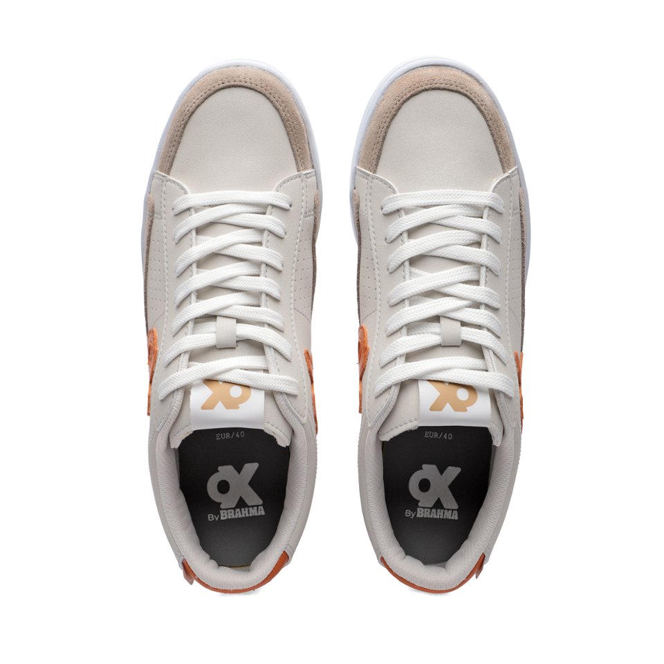 KU3785-BEI Tenis Hombre Ox By Brahma